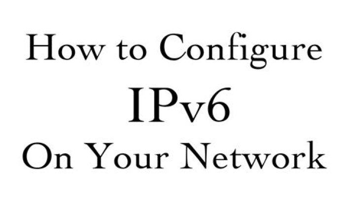 Configure IPv6