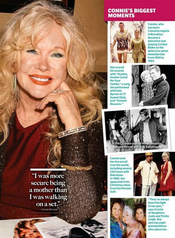 Connie Stevens Still Glamorous