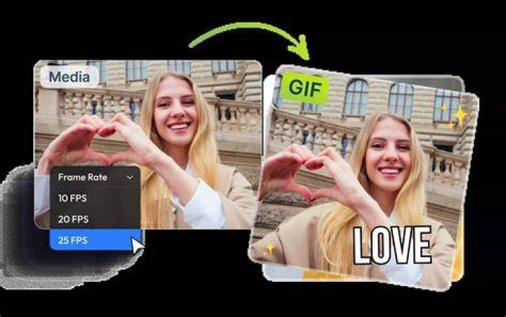 Convert an animated GIF from PowerPoint slideshow