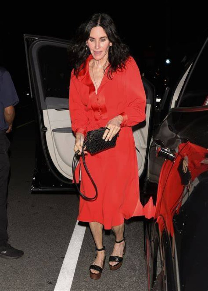 Courteney Cox on the red carpet