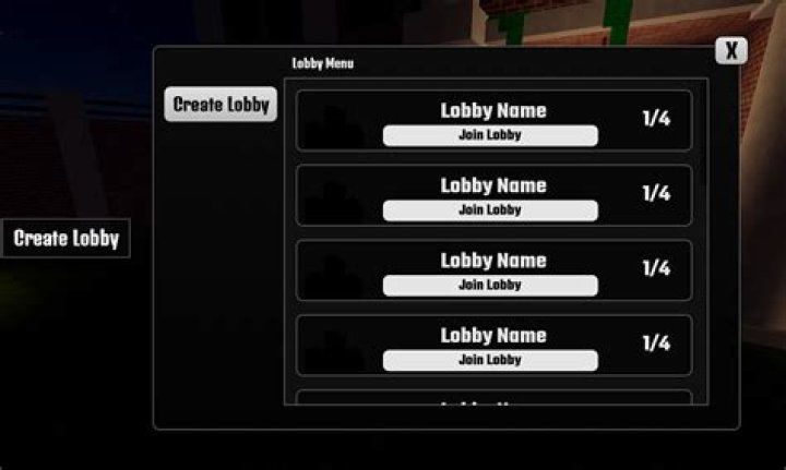 Create Lobby