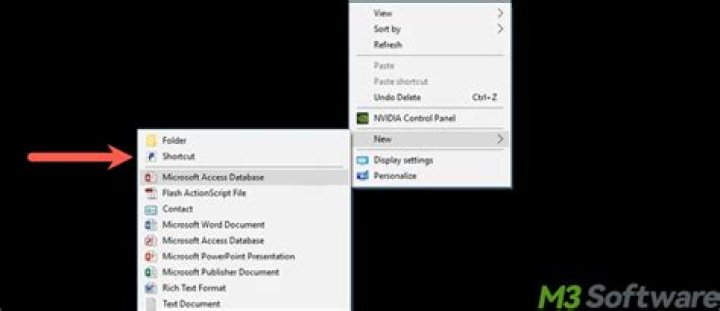 create new shortcut windows 10