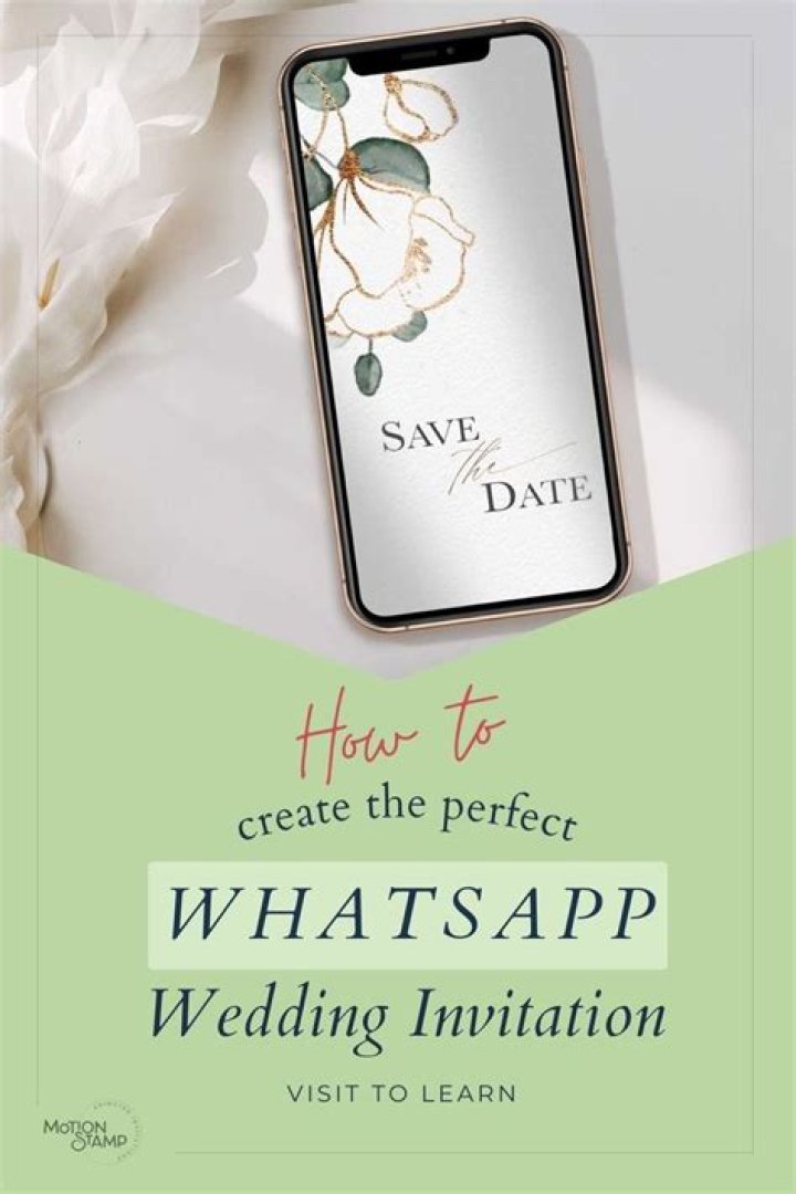 Create the Perfect WhatsApp Wedding Invitation Message Now