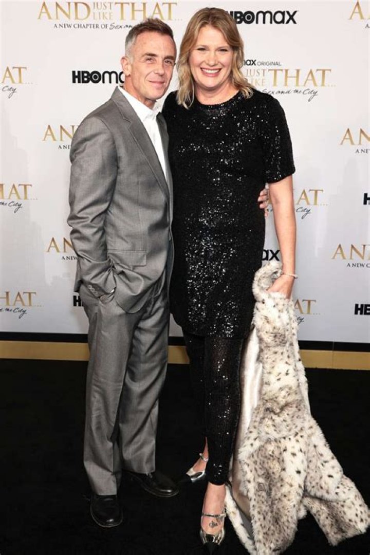 David, Chrysti Eigenberg, posing together