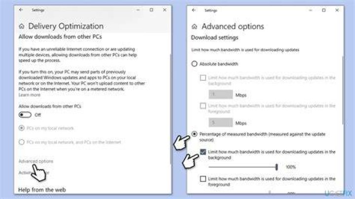 Deliver Optimization to fix slow internet speed