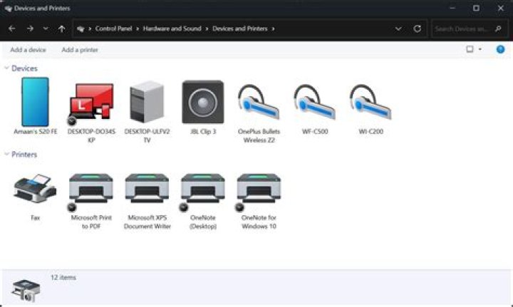 The Devices and Printers applet Devices and Printers applet printer error 0x00003e3