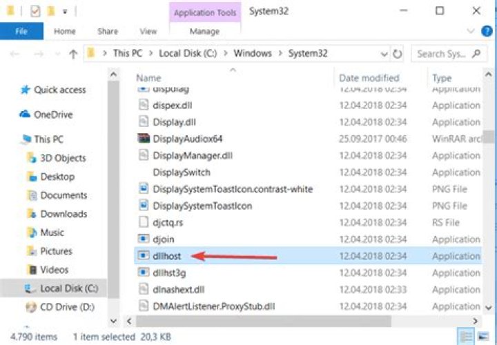 dllhost system 32