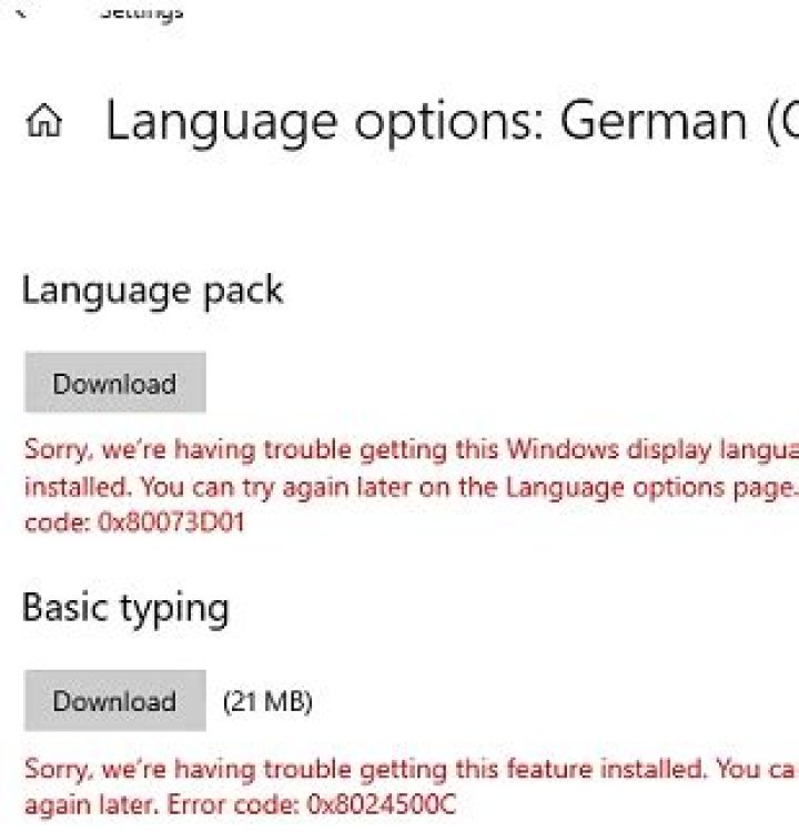 download language pack download language pack Error 0x800f081e