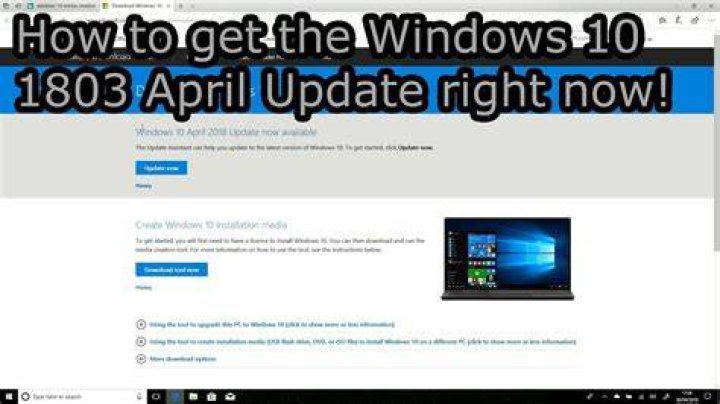 download windows 10 april update ISO file