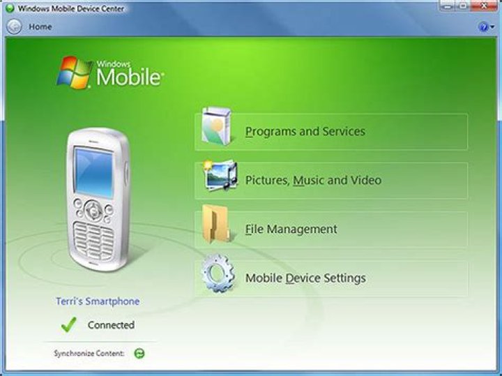 download windows mobile device center