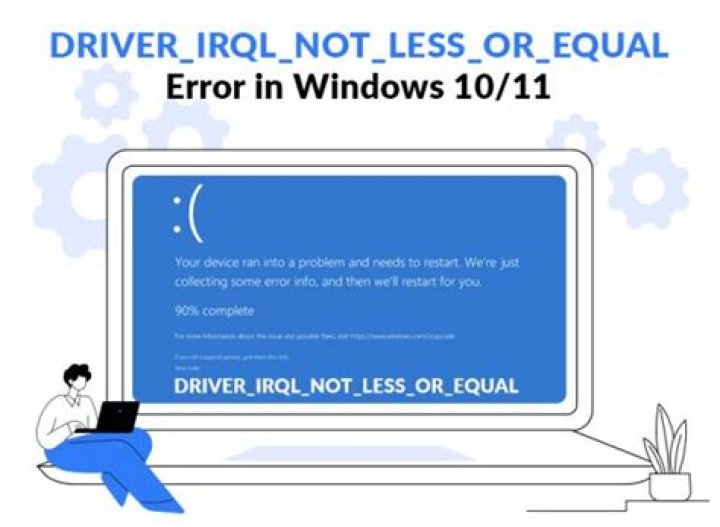 Driver irql less or not equal error on Windows 10