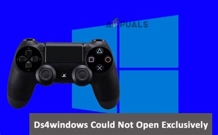 DS4Windows could not open exclusively