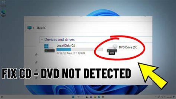 dvd cd not working windows 10