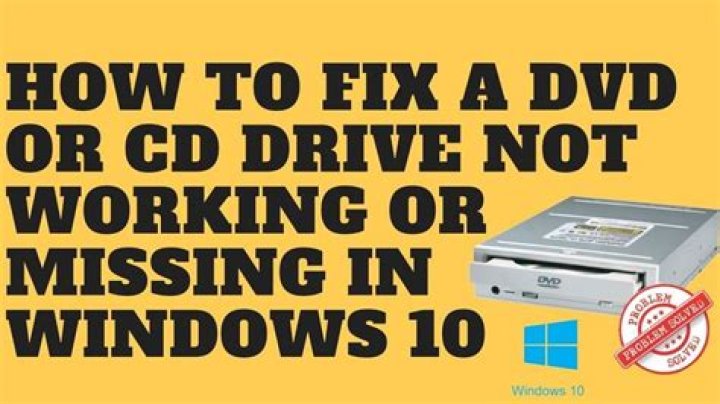 dvd not working windows 10