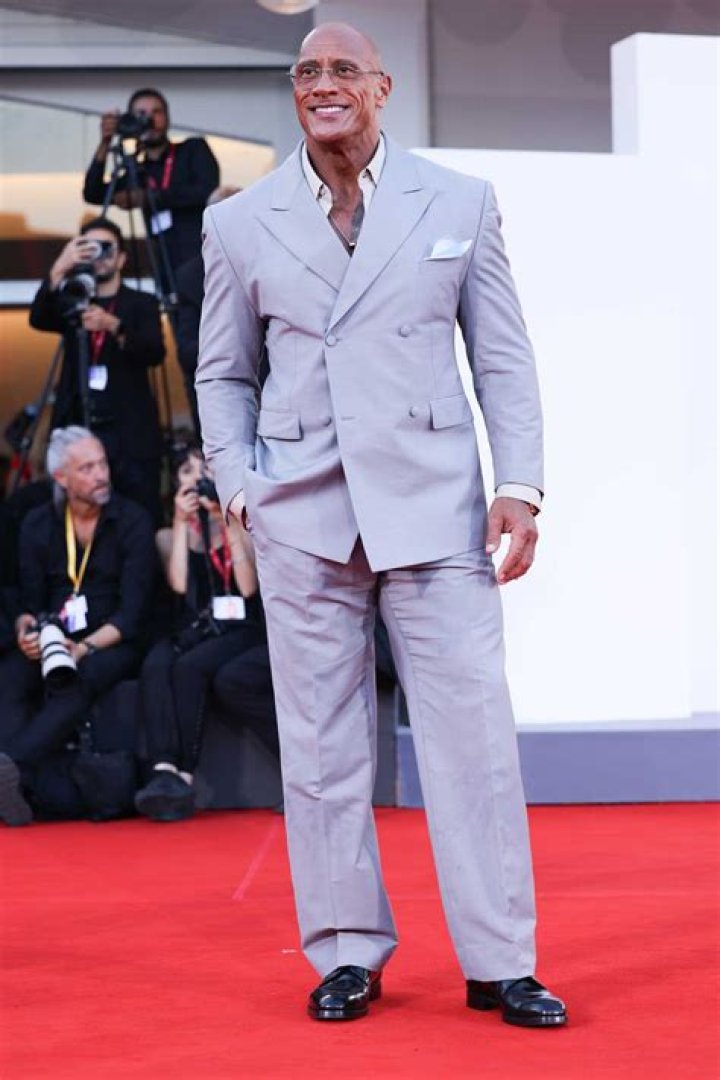 Dwayne Johnson red carpet and in Jumanji