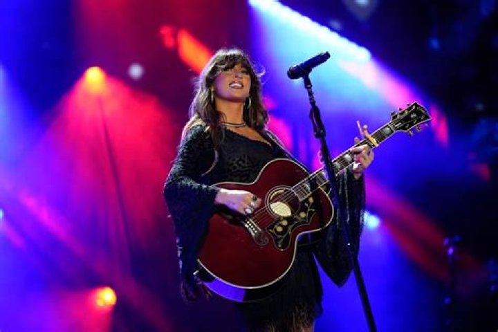 Ella Langley performs during CMA Fest 2022 at Dr Pepper Amp Stage at