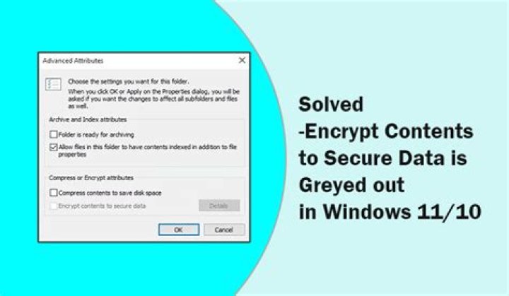 Encrypt contents to secure data