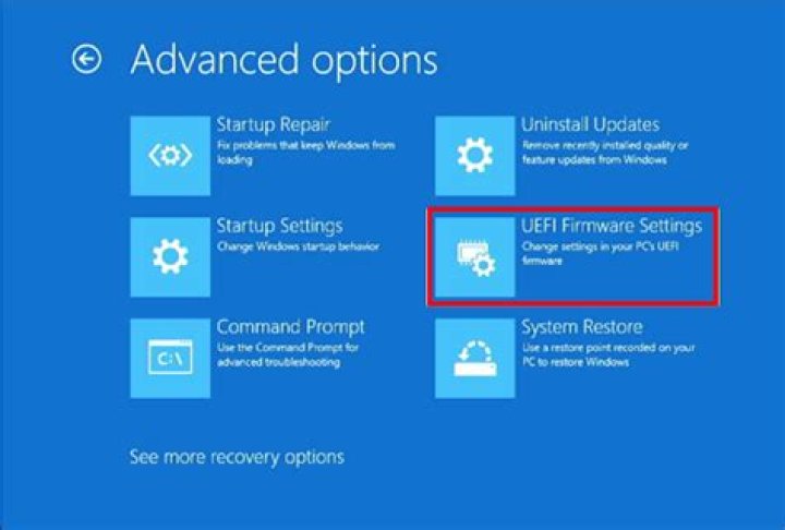 Enter BIOS menu