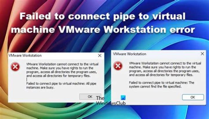 error vmware