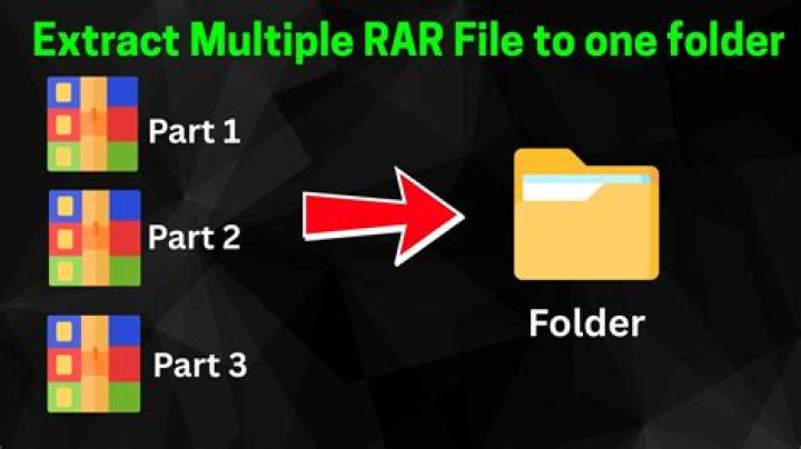 Extract multiple RAR files
