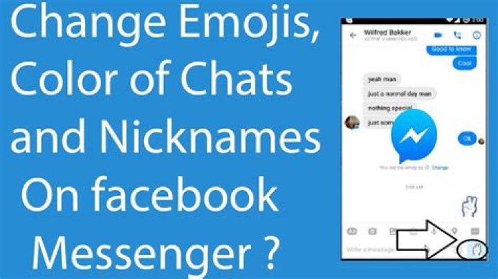 Facebook Messenger nicknames