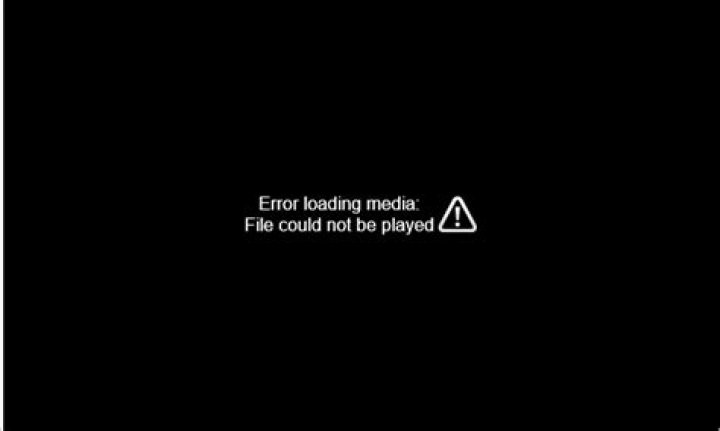 File could not be played on Chrome