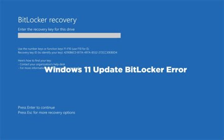 Fix BitLocker error in Windows 11