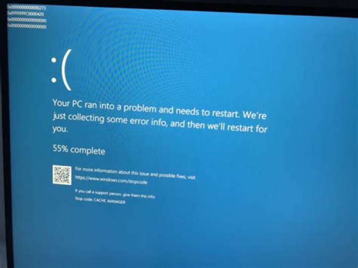 fix cache manager bsod