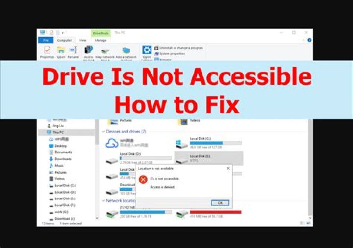Fix Drive is not accessible in Windows 10