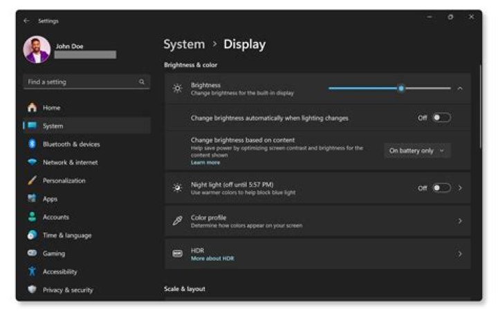 fix maximum display brightness