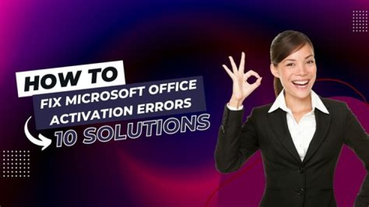 fix Microsoft Office Activation