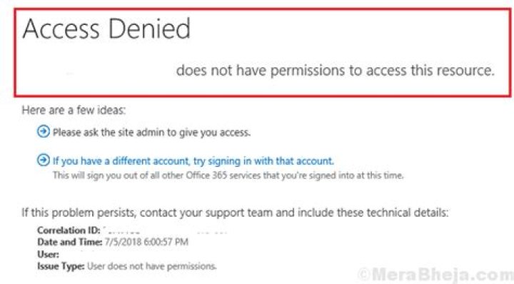 FIX: OneDrive Access Denied error