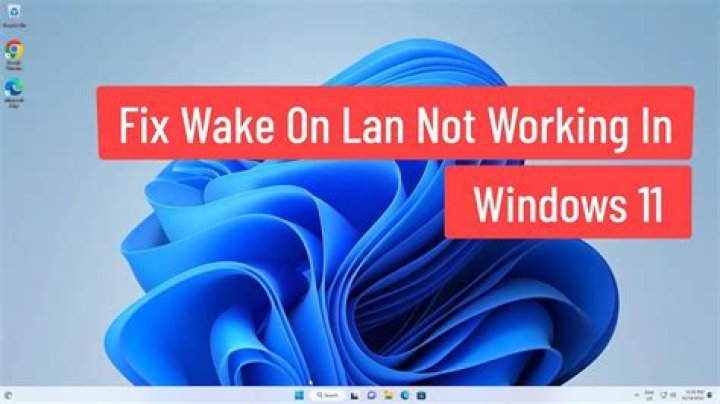 Fix wake on LAN not working