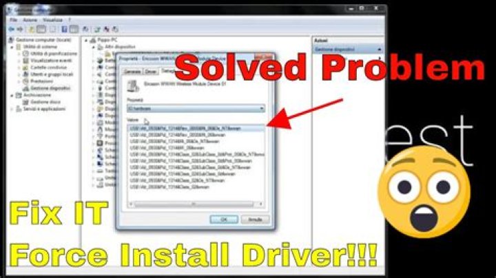 Force install driver Windows 10