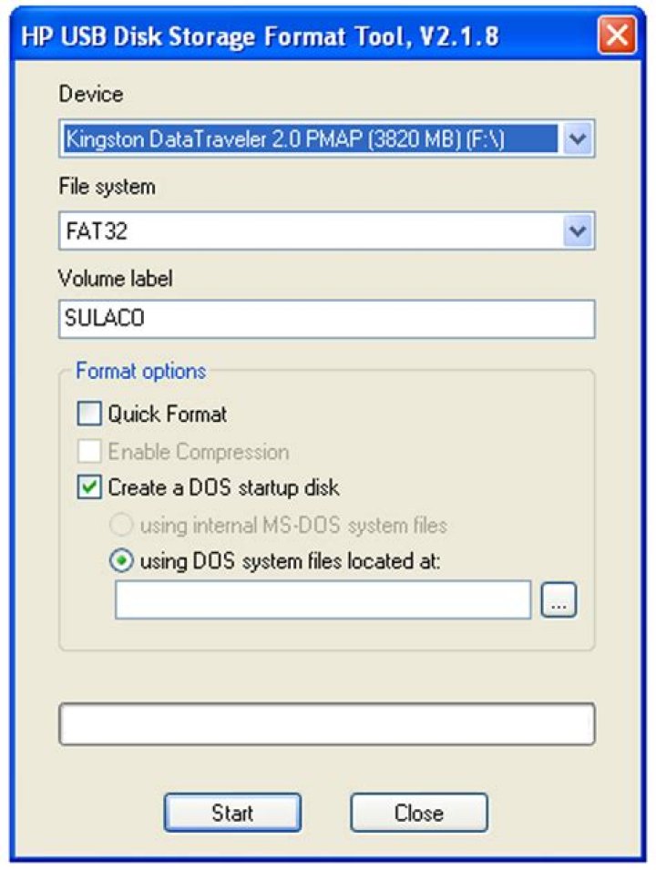 format usb pen drive Disk Management