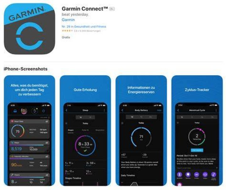 garmin connect app on google pixel 5
