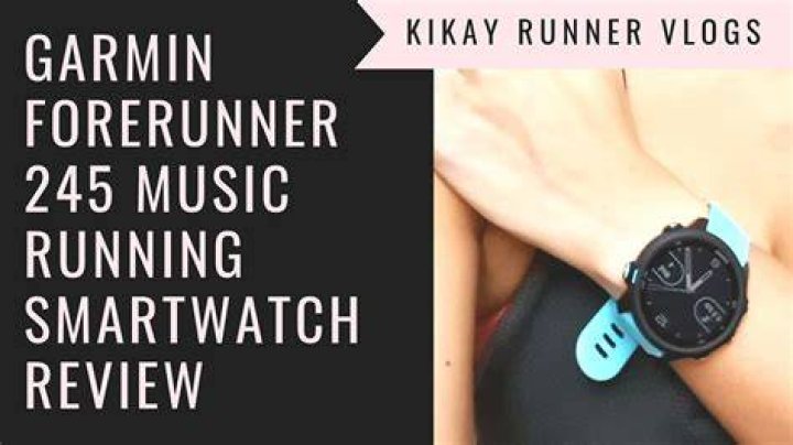 garmin forerunner 245 music running watch running screen gps