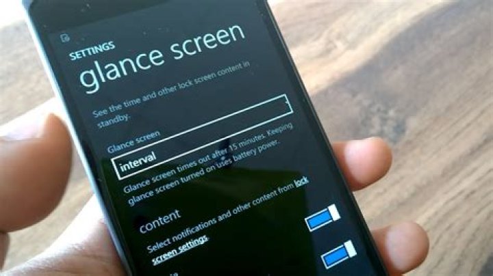 glance screen windows 10