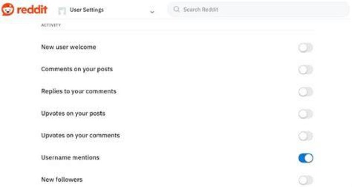 go to reddit user settings