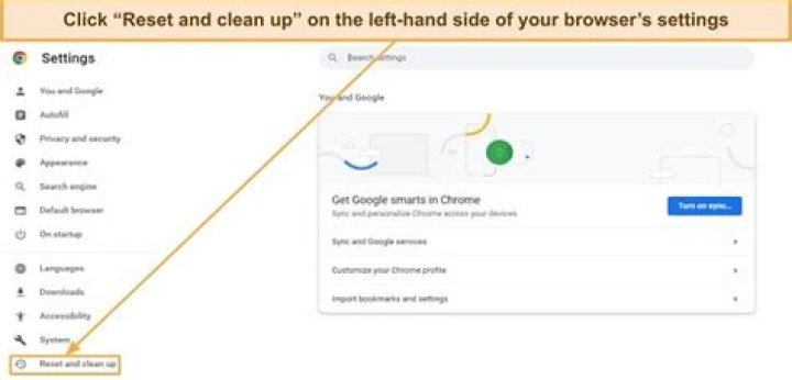 Google Chrome reset and clean up - fix attackers might be trying to steal your information from