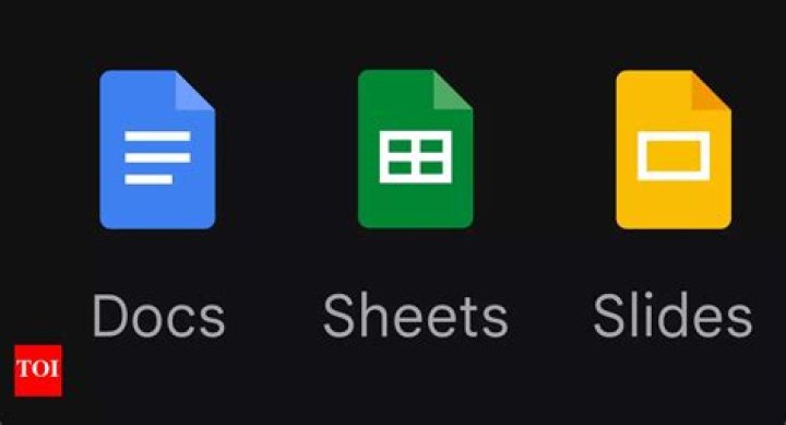 Google Docs, Sheets and Slides updated with UI tweaks