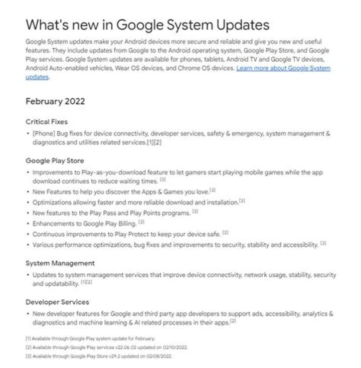Google February 2022 update Google February 2022 update
