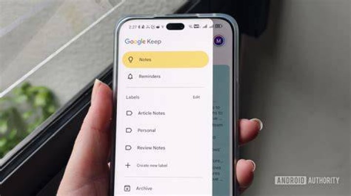 Google Keep controls