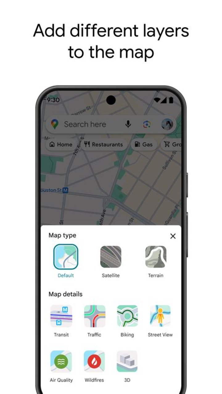 Google Maps 8.1 for Android brings back the terrain view!