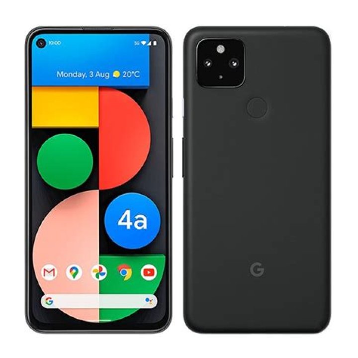 Google Pixel 4a 5G in hand front of phone 2 Google Pixel 4a 5G in hand front of phone 2
