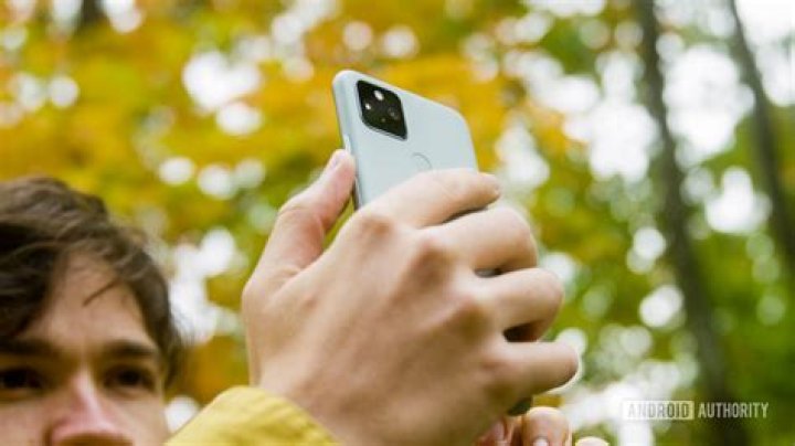 Google Pixel 5 taking a photo 3 Google Pixel 5 taking a photo 3