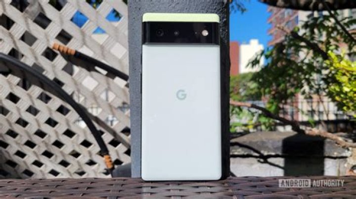 Google Pixel 6 Propped Outdoors Google Pixel 6 Propped Outdoors