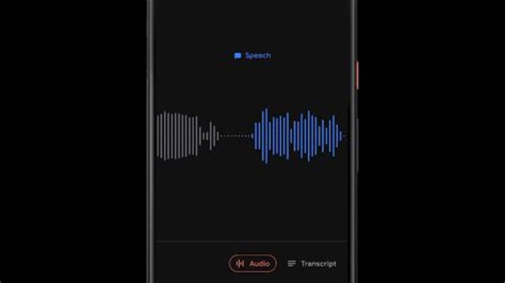 Google Recorder App waveform colors