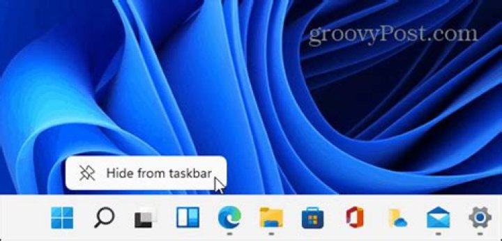 hide from taskbar