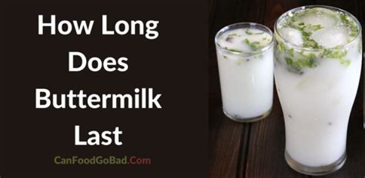 How Long Does Buttermilk Last